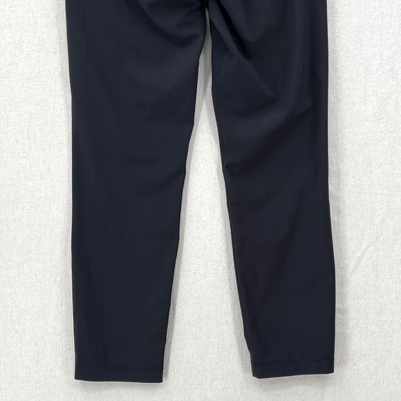LULULEMON On The Fly Woven 27" Pants Womens 6 Dark Navy Cropped Slim Straight - Picture 6 of 14
